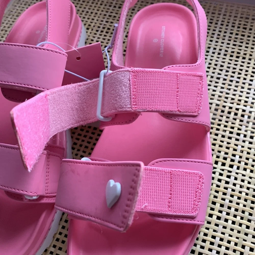 Stoney Clover Lane LIMITED EDITION 2 Strap Sport Sandals in Pink